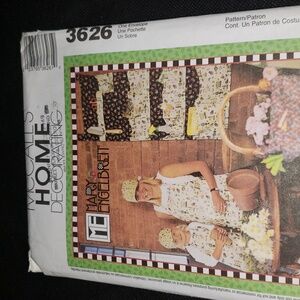 McCall's Home Decorating (Mary Engelbrett) Sewing Pattern #3626